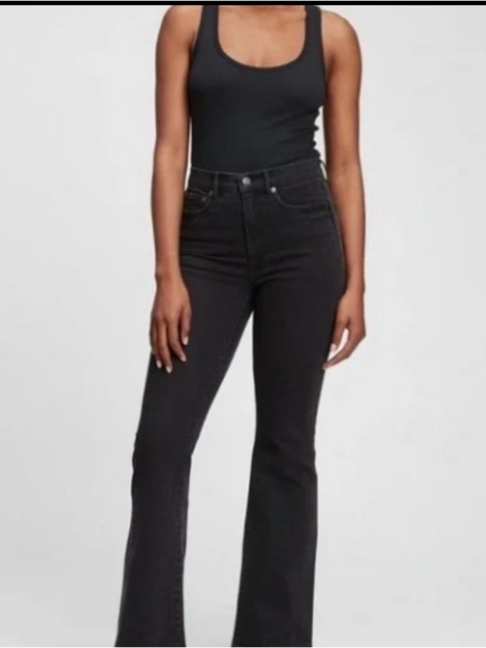 GAP Women's Black Flare & Wide Leg Jeans